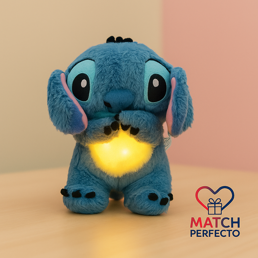 “Stitch Amoroso™ – Peluche Interactivo con Sonido y Respiración”